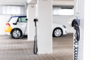 ChargeHere SingleCharger in der Tiefgarage